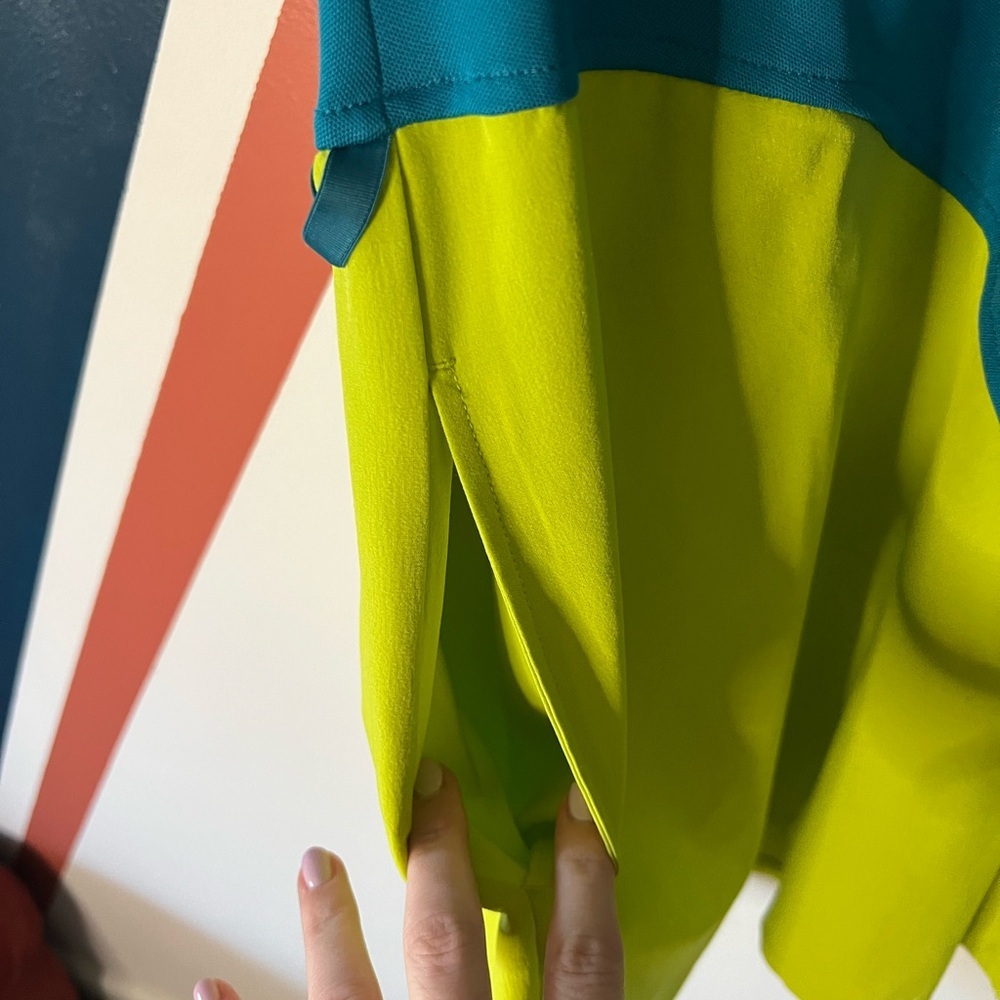 Oakley Teal and Lime Mini Tennis Athletic Dress - Picture 5 of 7